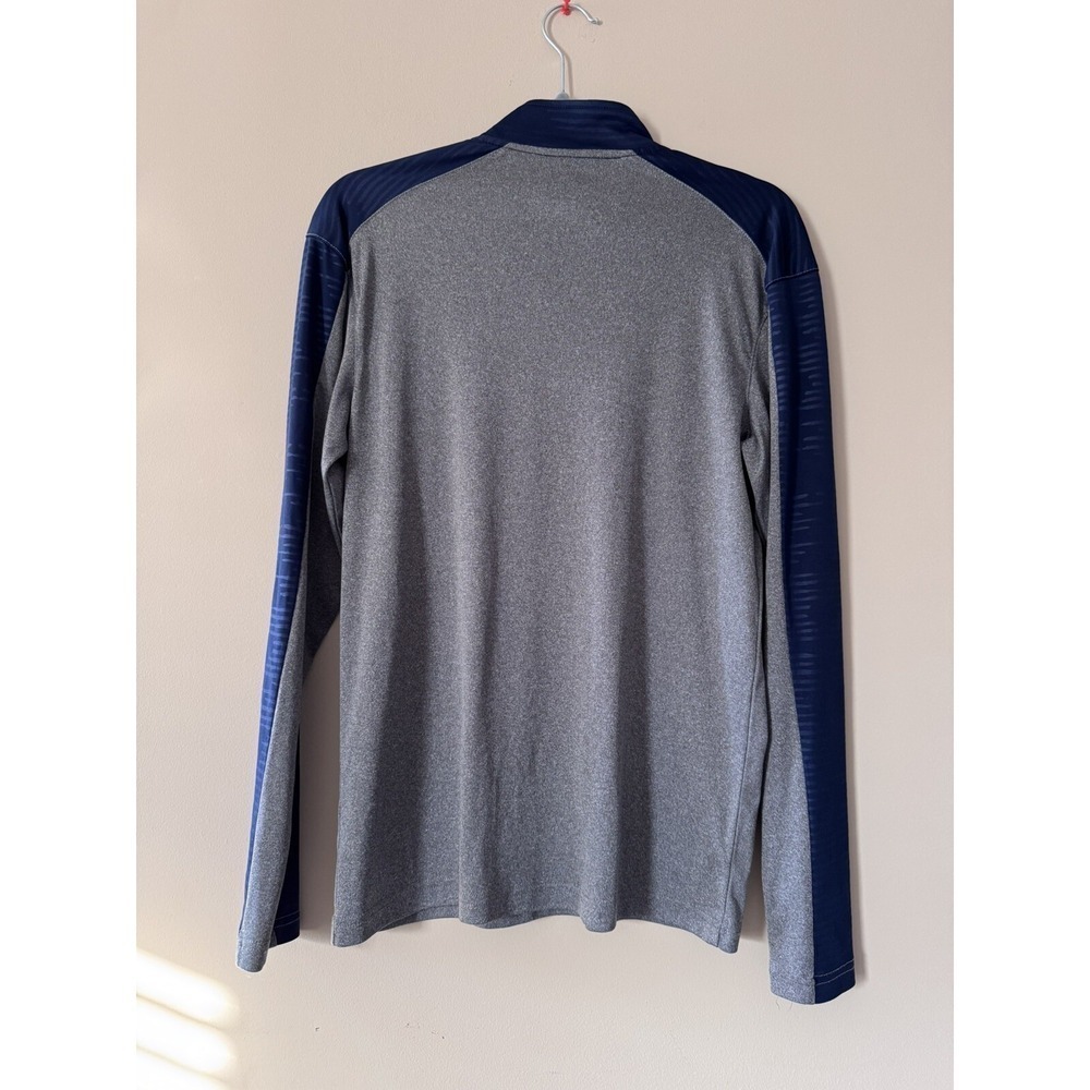 Boston Red Sox Pullover Mens Small Gray Blue  1/4 Zip Long Sleeve MLB Baseball - Picture 2 of 11